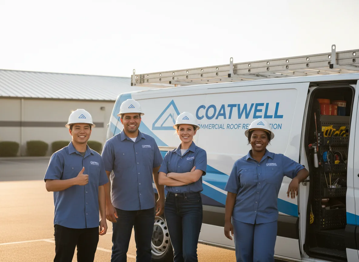 Commercial roof coating company in Carpenter, IA